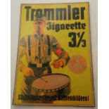 German A5 size cigarette poster