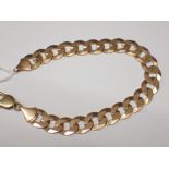 9ct gold bracelet L: 20 cm 21.