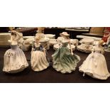 Three Royal Doulton figurines Alison HN2336 Sheila HN2472 and Paula HN3234