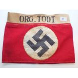 German WWII Third Reich armband ORG Todt