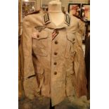 German WWII Afrika Corps Infantry tunic