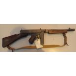 Thompson 45 cal submachine gun with EU deactivation certificate no 152116