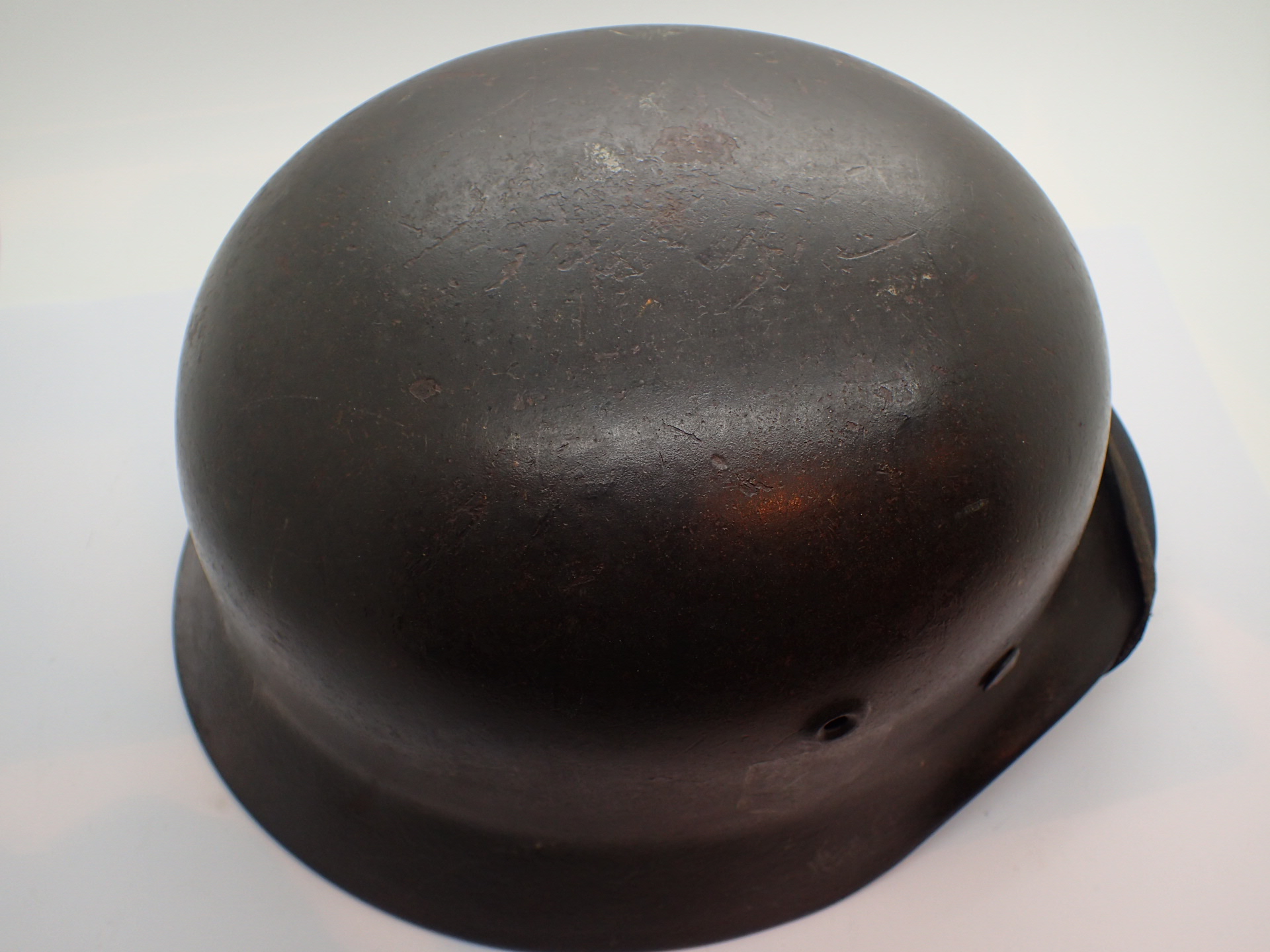 WWII German Third Reich SS helmet with single decal - Image 3 of 4