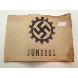 German WWII Third Reich armband Junkers