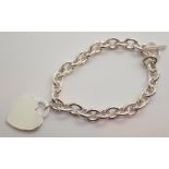 925 silver link bracelet