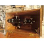 Beck of London antique microscope with five additional lenses serial no 22194