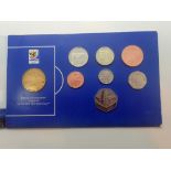 2008 England circulation coin set with official 2010 Fifa World Cup medal