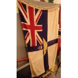 WWI RAF 1918 dated flag Oxford 85 x 150 cm