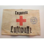 WWII German Luftwaffe Medics armband