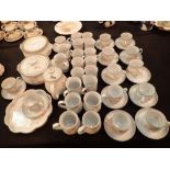 Denby Envoy Sweet Pea tea and coffeeware and tureens ( fifty plus pieces )