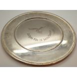 German WWII Luftwaffe platter for Luftgau KDO IV Berlin / Dresden D: 28 cm