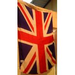British Wartime Union Jack marked Oxford England 1939 18 x 34 inches