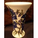 Moorcroft vase in the Delphinium pattern H: 16 cm