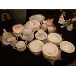 Forty pieces of Royal Albert china in the Breath of Spring pattern