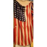 WWII American flag 85 x 150 cm CONDITION REPORT: No marks present.