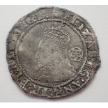 1591 Queen Elizabeth hammered shilling