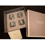 Wedgwood Vera Wang napkin rings