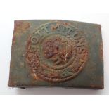 German WWII Gott Mit Uns Army belt buckle rusted