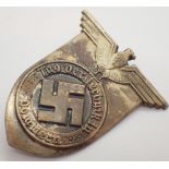 German WWII metal Nazi day badge