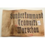 German WWII Third Reich armband Jewish Sonderkommando