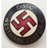 German enamel Swastika badge