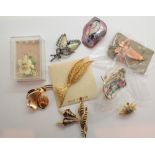 Collection of mixed brooches