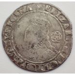 1573 Queen Elizabeth hammered shilling