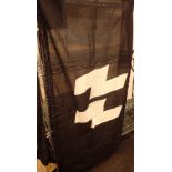 SS Camp printed flag stamped 1943 Berlin 85 x 150 cm