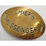 Brass Chiefs Messenger armband ( Rhodesia? )