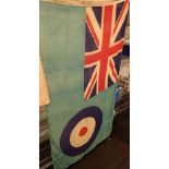 WWII RAF Squadron base flag marked Sheffield 85 x 150 cm