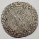 1602 Queen Elizabeth hammered shilling