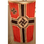 German WWII Third Reich Marine war flag 85 x 150 cm