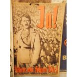 German WWII poster Hitler 30 x 45 cm