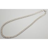 Sterling silver solid curb chain fully hallmarked