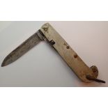 Canadian WWI military knife stamped M & D Canada 1914