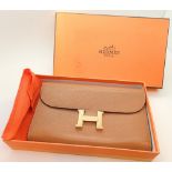 Reproduction leather clutch bag CONDITION REPORT: 22 x 12.