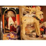 Box of mixed Christmas decorations