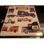 Four albums of single page Truck Maxi trading cards