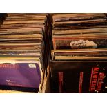 Two boxes of Rock and Pop LPs