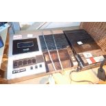 Early Bush cassette recorder and York clock cassette radio CONDITION REPORT: All