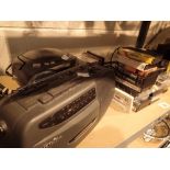 Hitachi radio / tape player Logic CD player with USB radio alarms and quantity of tapes