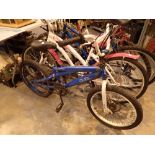 Silver Fox BMX bike with double disc brakes