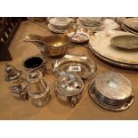 Small quantity of silver plate