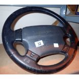 Range Rover leather steering wheel