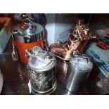 Collection of four vintage table lighters