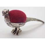 925 silver pheasant pin cushion L: 3 cm