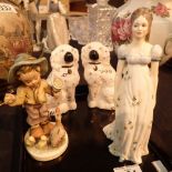 German figurine with a pair of miniature