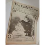 Three Daily Mirror newspapers April 1912