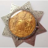 1870 silver and gilt Foresters medal Los