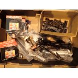 Box of mixed window latches hinges etc